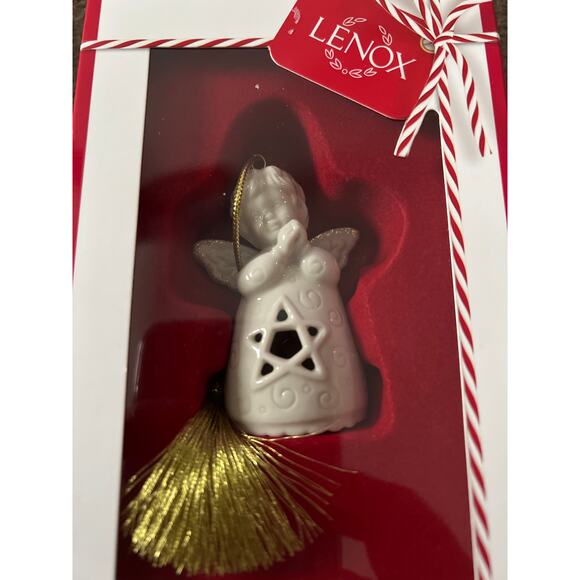 Lenox Angel Wishes Star Bell Ornament - Picture 1 of 5